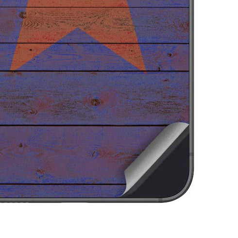 Arizona Flag Dark Wood Galaxy A14 5G Skin
